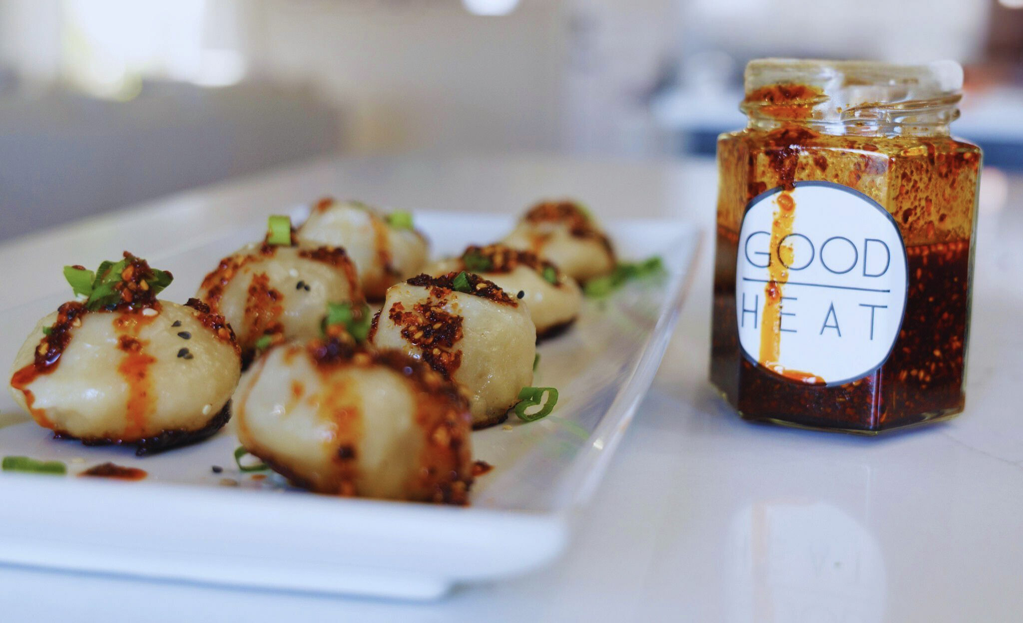 Good Heat on dumplings