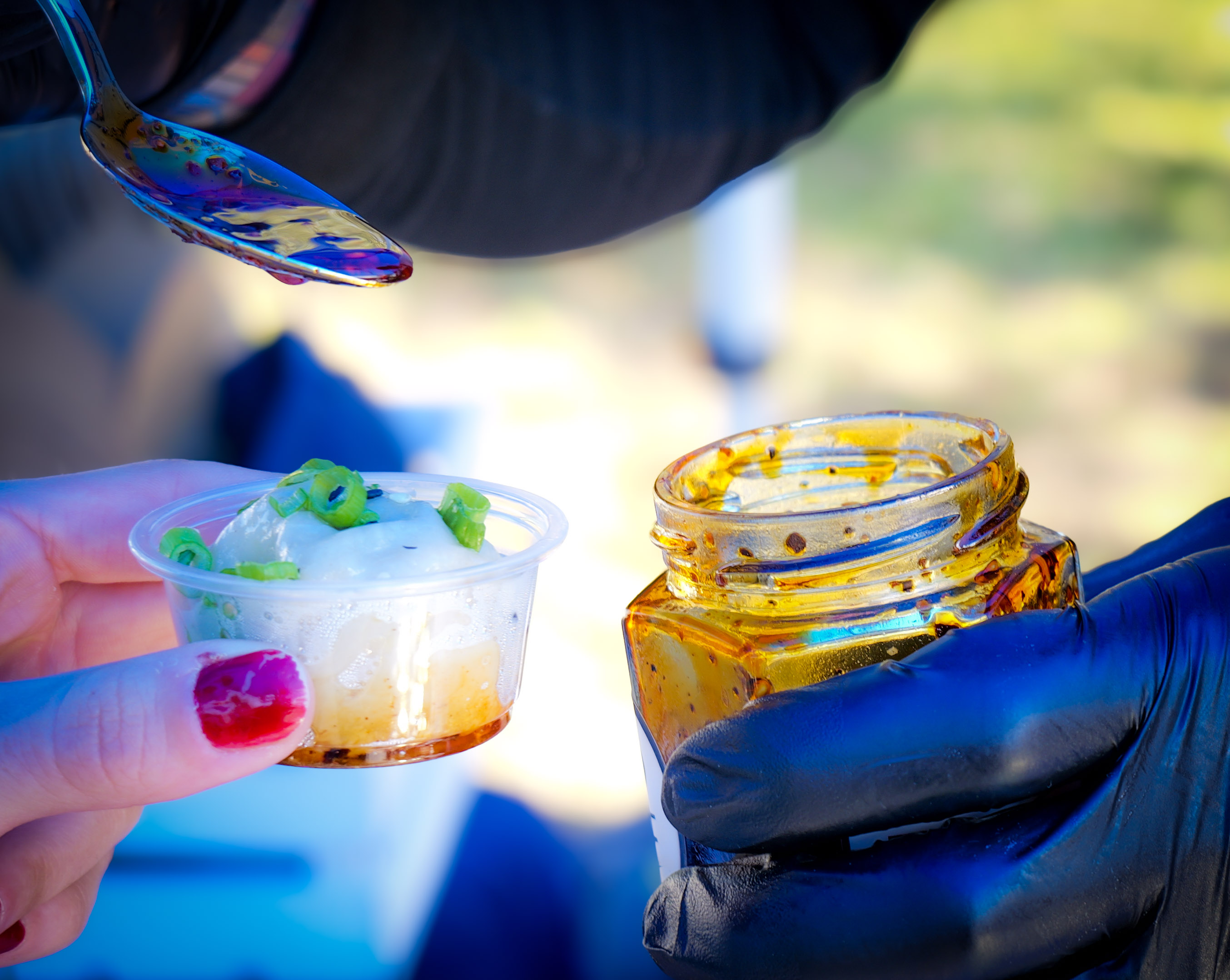 Good Fold — dumpling and chili oil at the market
